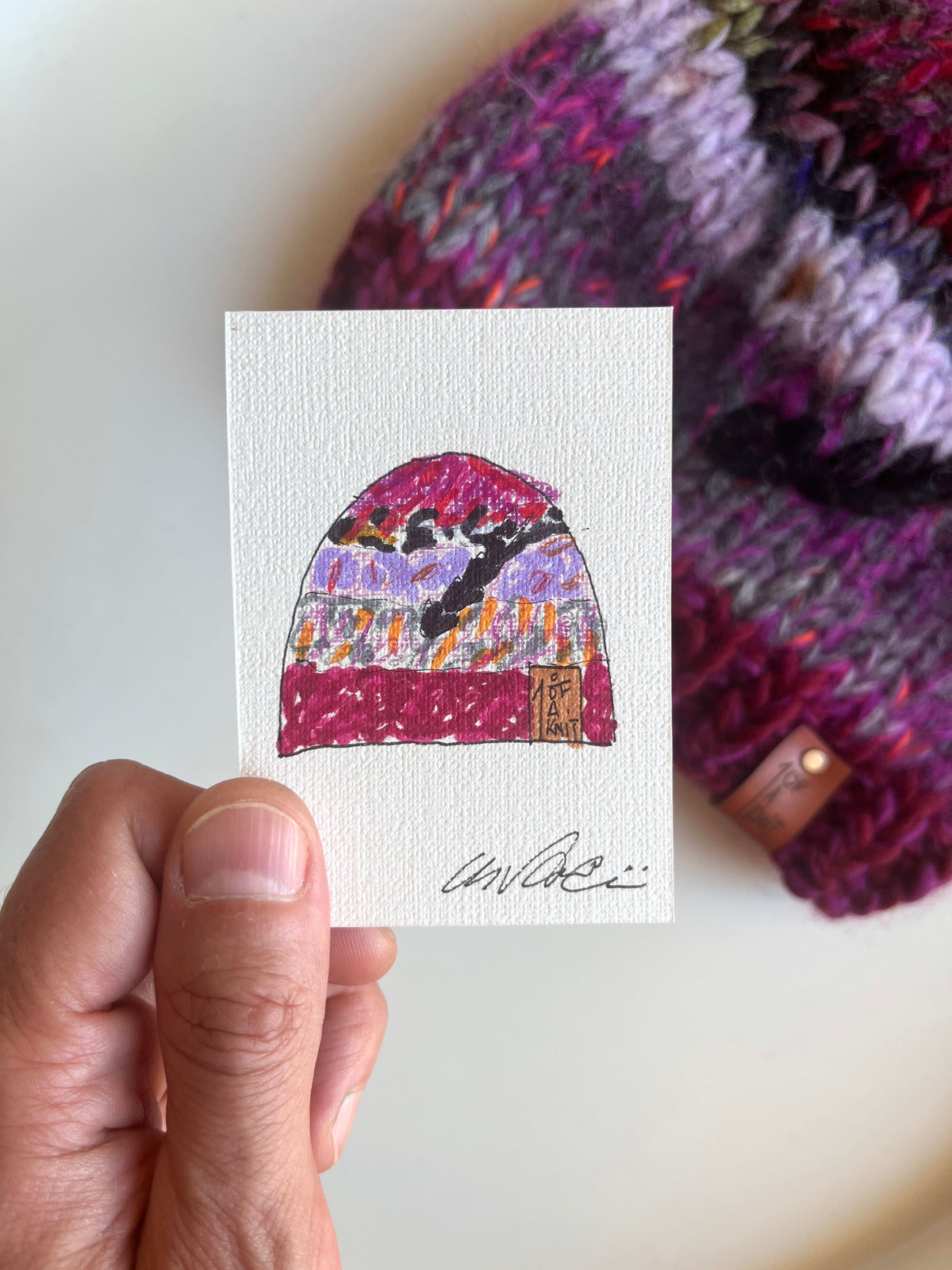 Handmade Beanie N. 016